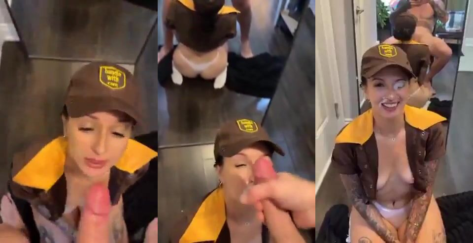 Co-Worker Gets Massive Sticky Cumshot In Face On Break